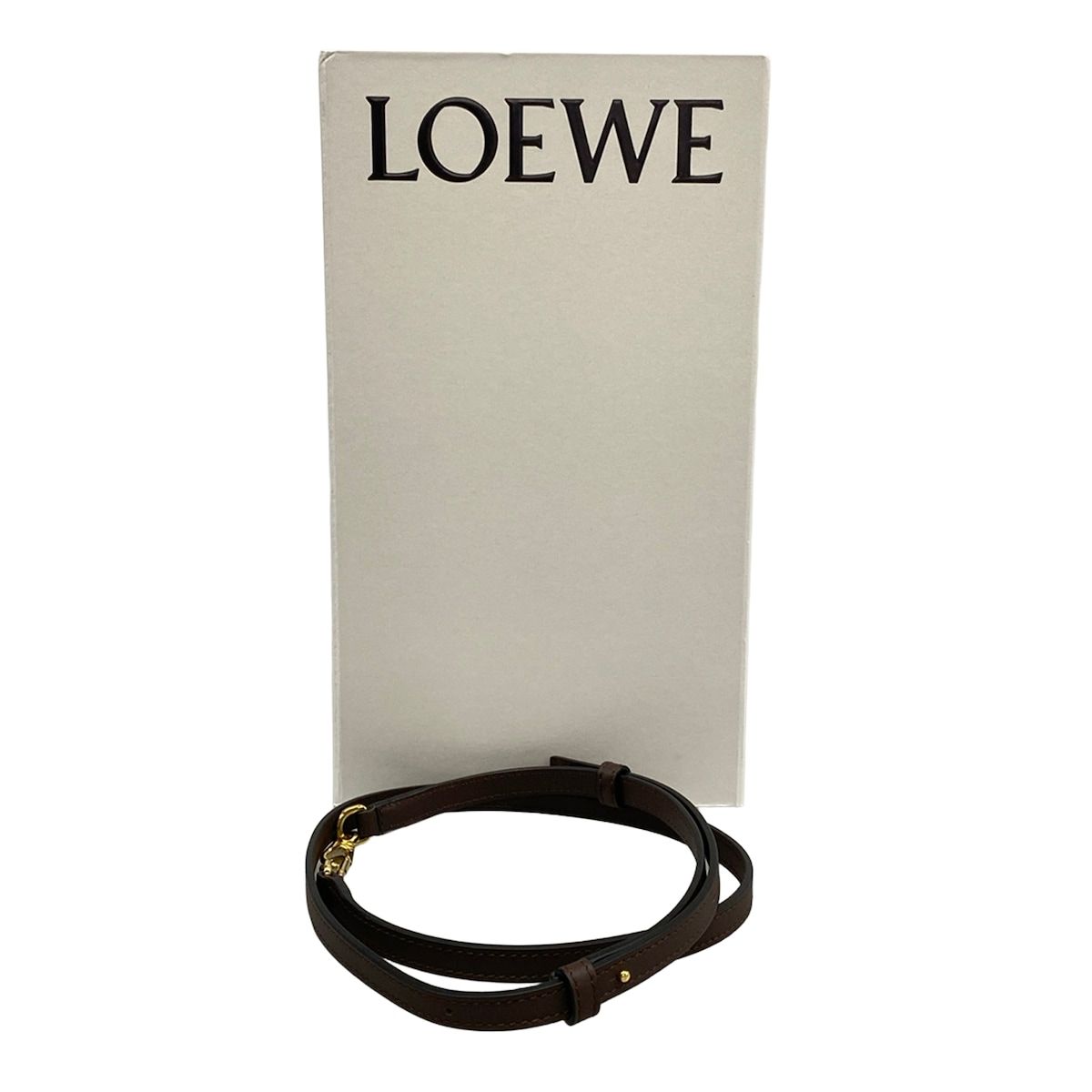 Loewe Clutch Flamenco Mini Dark Brown — view 8