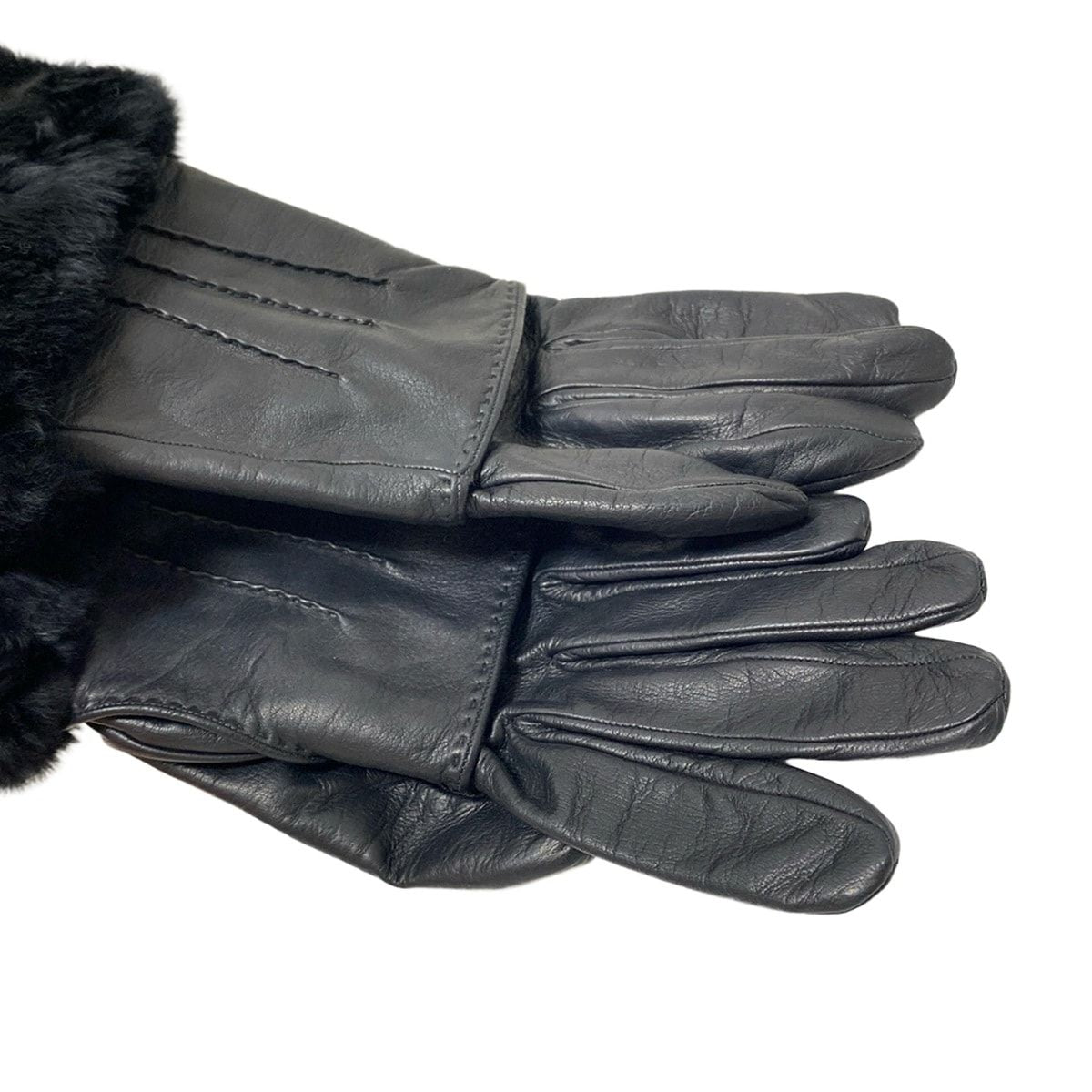 Hermes Leather Gloves — view 6