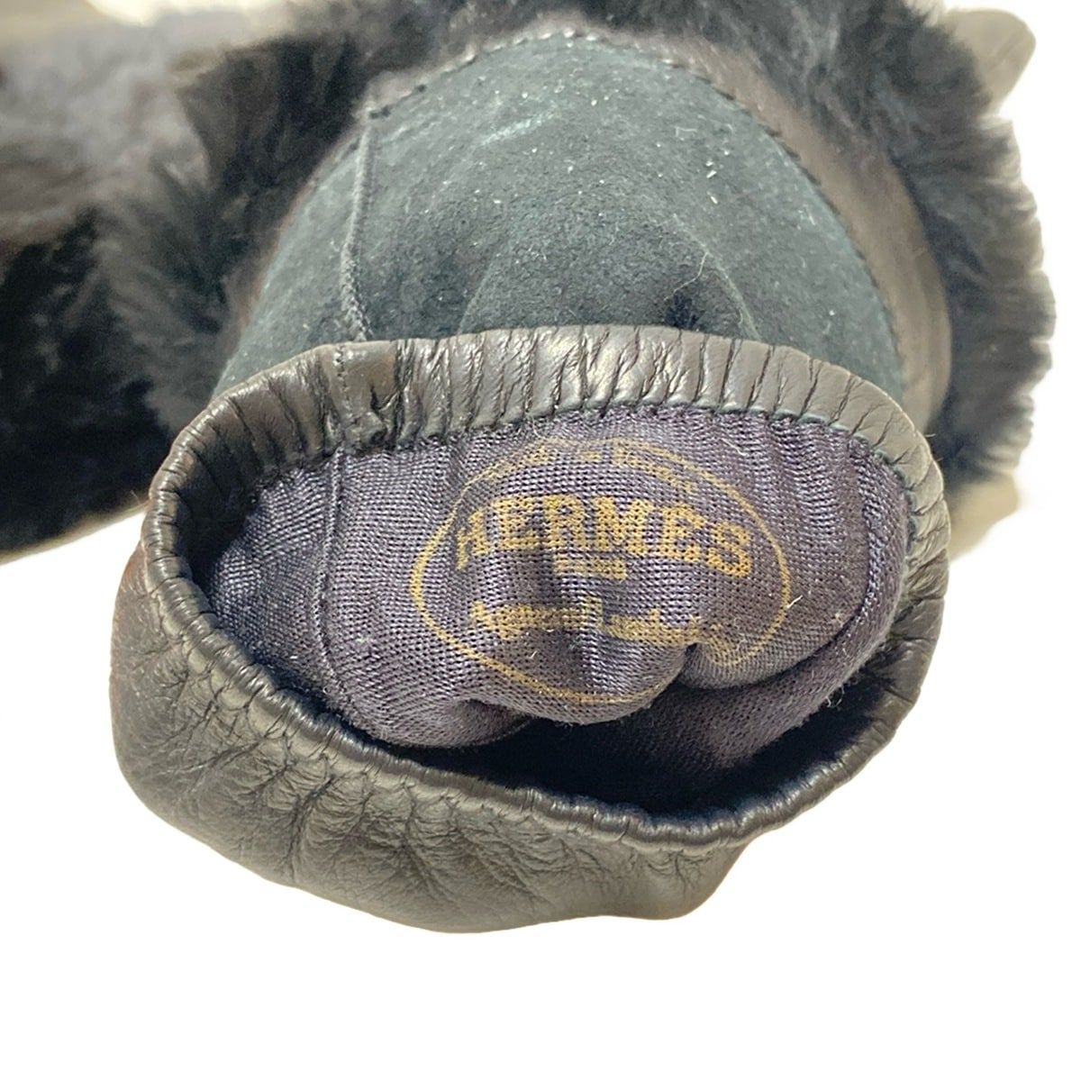 Hermes Leather Gloves — view 4