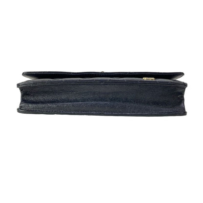 Chanel Shoulder Bag 2.55 Black Vintage Gold Che — view 5