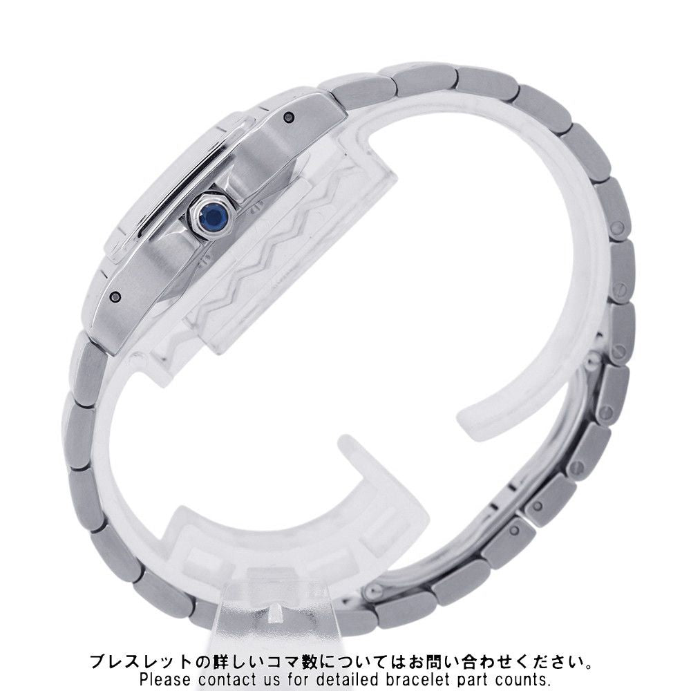Cartier Santos Galbe SM Watch Silver Dial — view 2