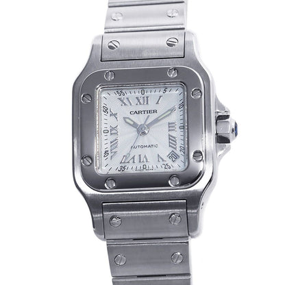 Cartier Santos Galbe SM Watch Silver Dial