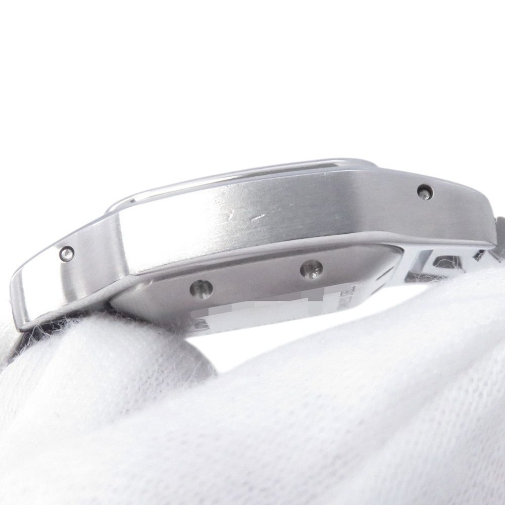 Cartier Santos Galbe SM Watch Silver Dial — view 7