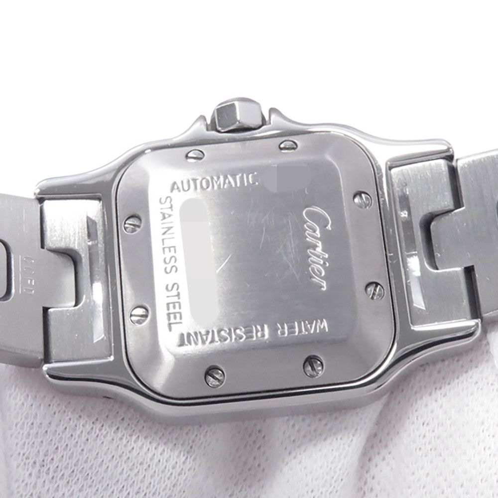 Cartier Santos Galbe SM Watch Silver Dial — view 9