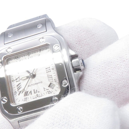 Cartier Santos Galbe SM Watch Silver Dial — view 5