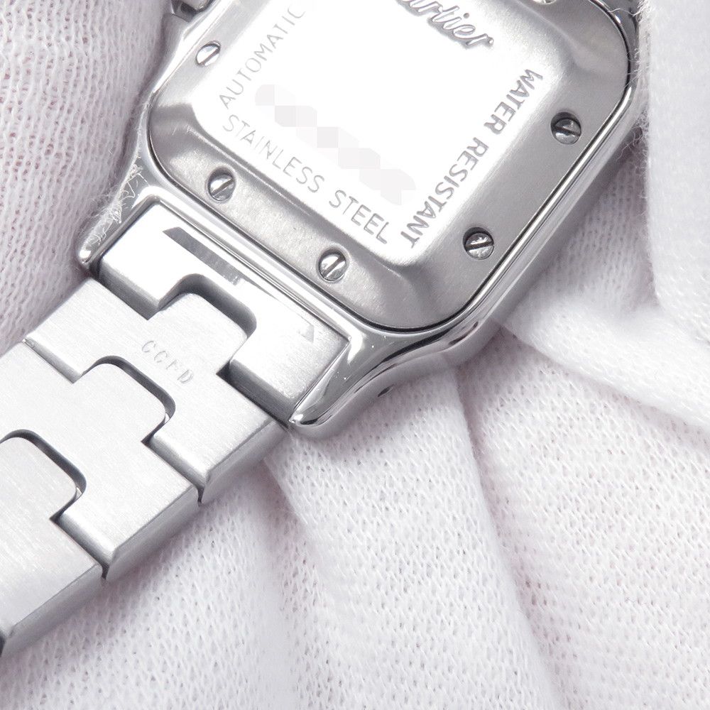 Cartier Santos Galbe SM Watch Silver Dial — view 8