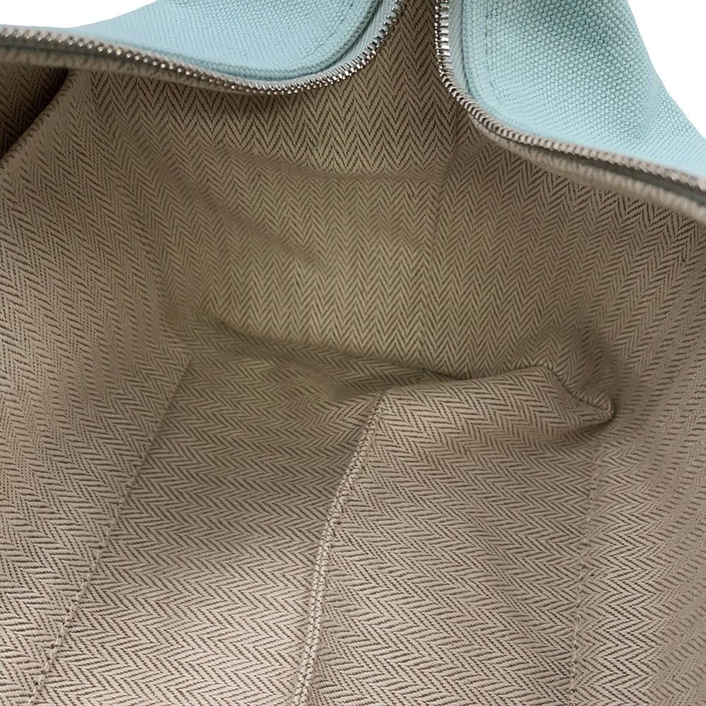 Hermes Pouch Bride-a-Brac PM Eucalyptus Silver Canvas Case — view 7