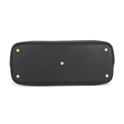 Hermes Handbag Bolide 35 Black Gold Taurillon Clemence 2-Way — view 3