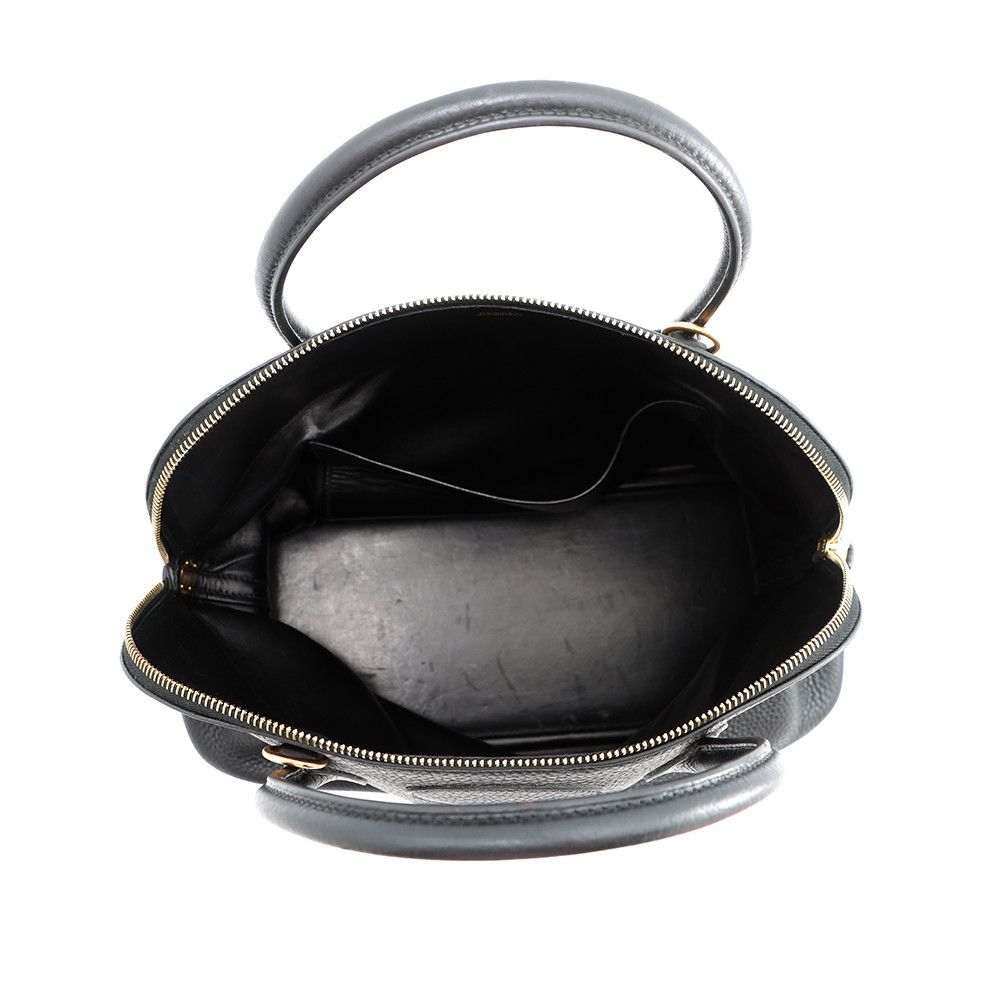 Hermes Handbag Bolide 35 Black Gold Taurillon Clemence 2-Way — view 6