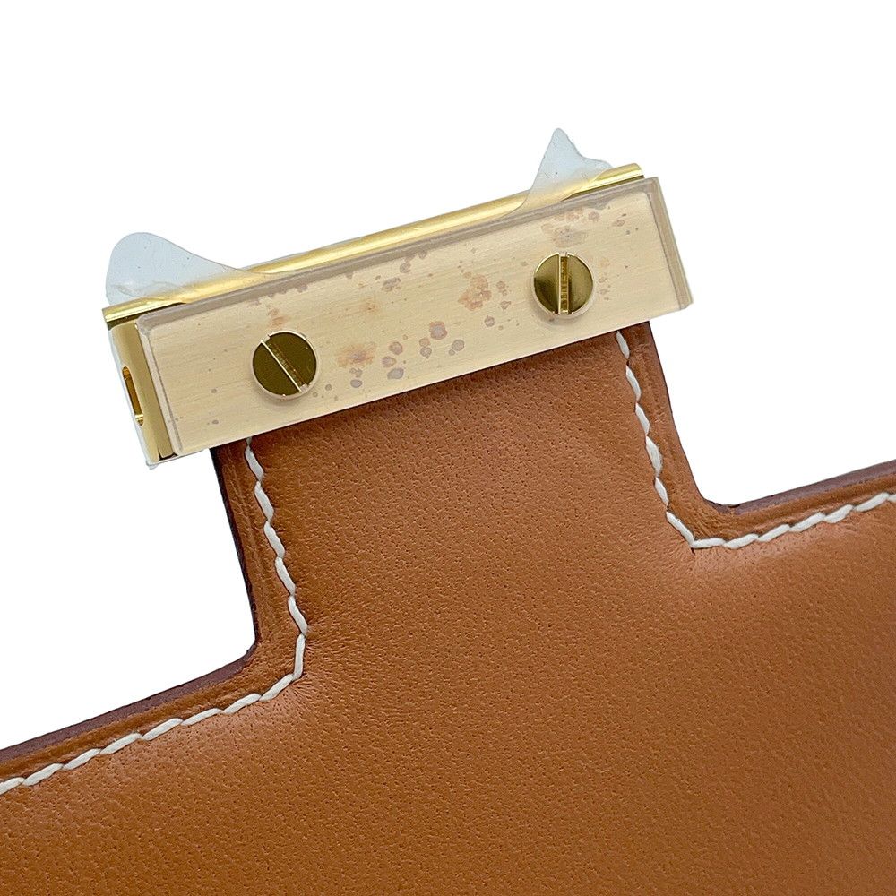 Hermes Shoulder Bag Mini Constance 3 Miloire Gold Epsom — view 8
