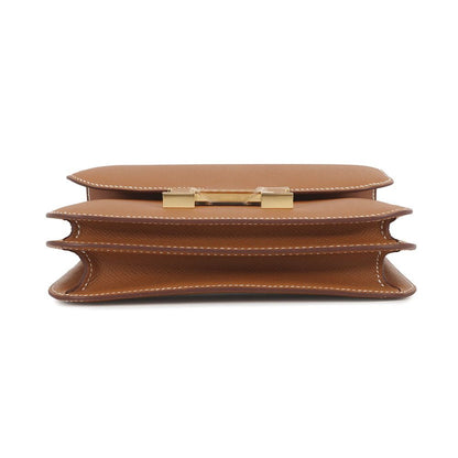 Hermes Shoulder Bag Mini Constance 3 Miloire Gold Epsom — view 3