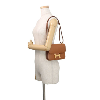Hermes Shoulder Bag Mini Constance 3 Miloire Gold Epsom — view 4