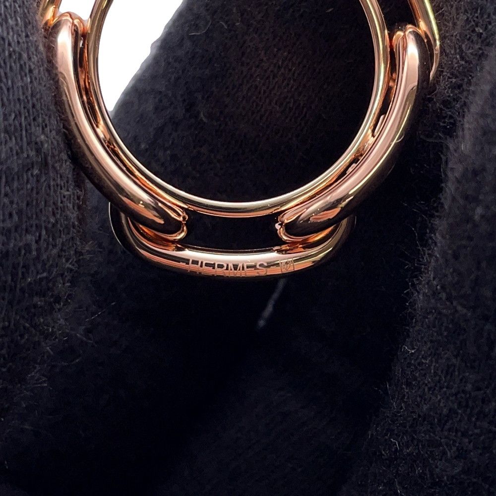 Hermes Scarf Ring 90 Legato Chaine D'ancre Carre Metal — view 4
