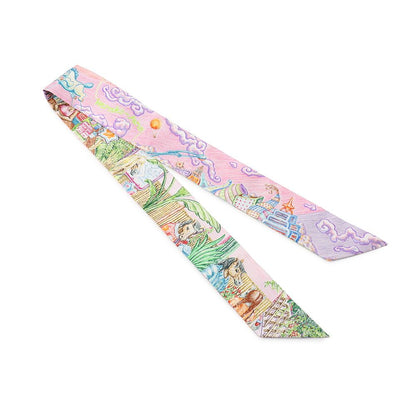 Hermes Scarf Twilly of Light City Silk — view 3