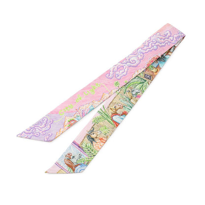 Hermes Scarf Twilly of Light City Silk — view 2