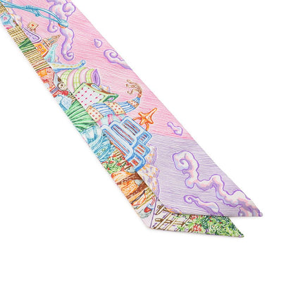 Hermes Scarf Twilly of Light City Silk — view 4