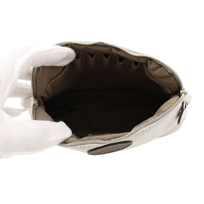 Hermes Waist Bag Bolide Ceinture Golf Beige Buffalo Etoupe Silver Cotton — view 6