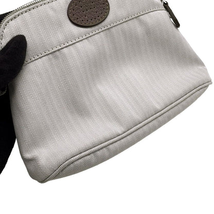Hermes Waist Bag Bolide Ceinture Golf Beige Buffalo Etoupe Silver Cotton — view 7