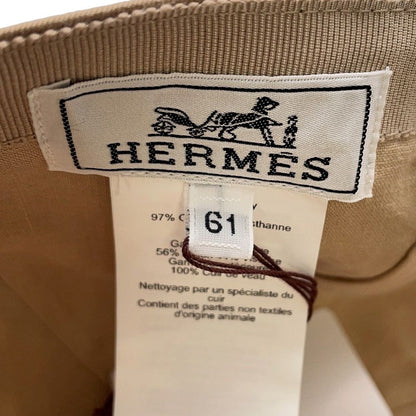 Hermes Cap Miles Cotton 61 Hat — view 7