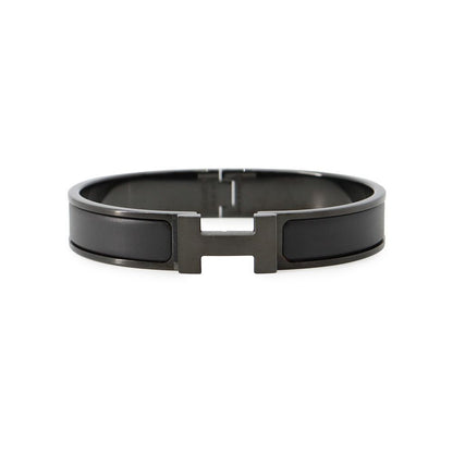 Hermes Bracelet Clic Clac PM Black