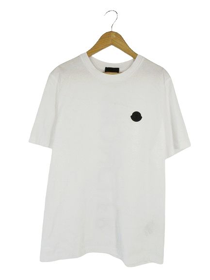 Moncler Cles Ninele Short Sleeve Logo XS White Qqq T-Shirt