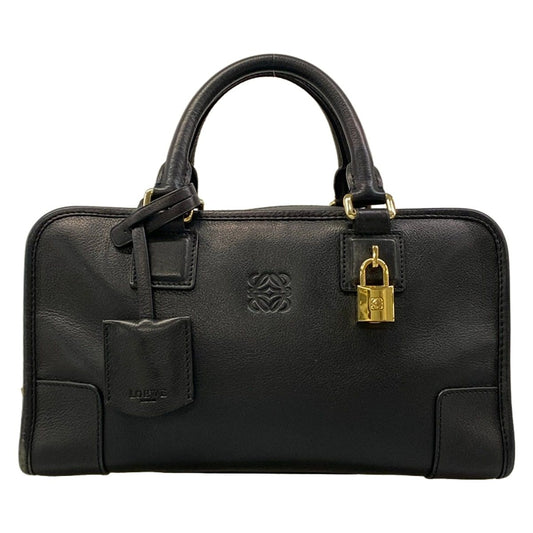 Loewe Handbag Amazona 28 Black Leather