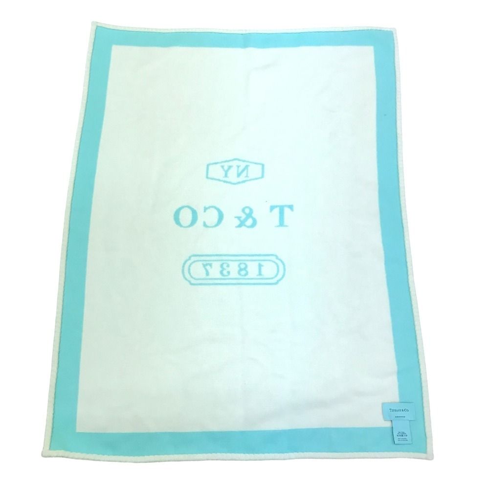 Tiffany & Co Logo Wool Cashmere Blue Shoulder Bag — view 3
