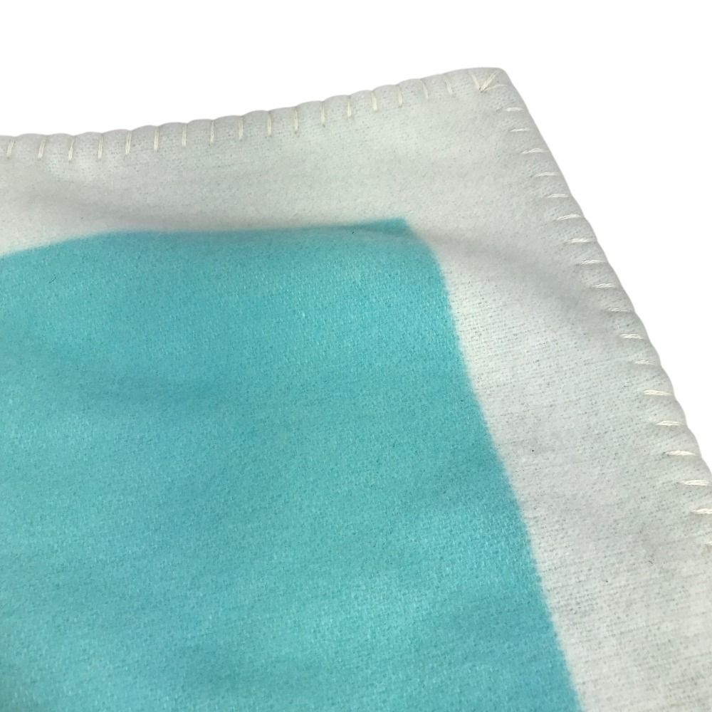 Tiffany & Co Logo Wool Cashmere Blue Shoulder Bag — view 5