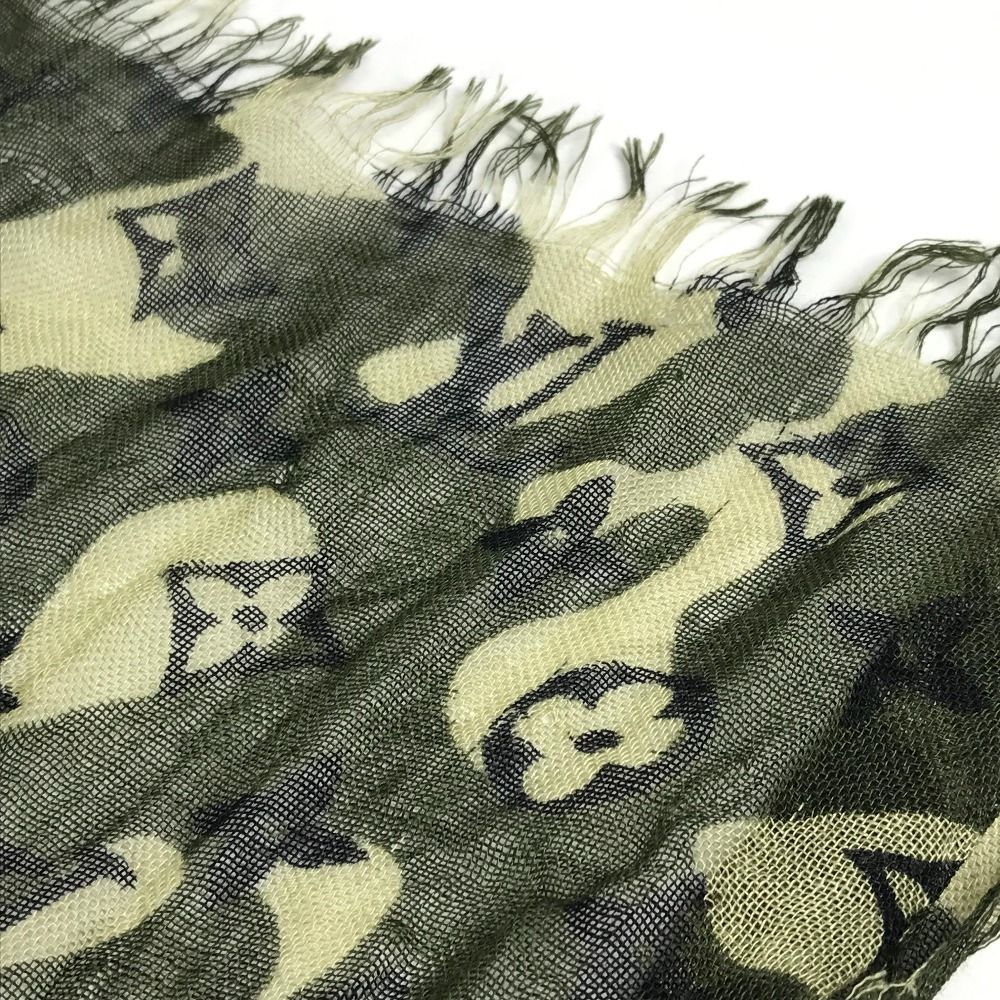 Louis Vuitton Shawl Etole Cashmere Green Scarf — view 3