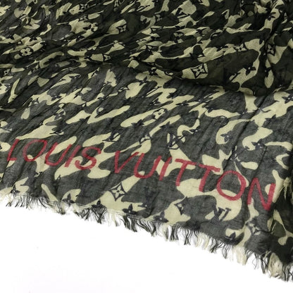 Louis Vuitton Shawl Etole Cashmere Green Scarf — view 4