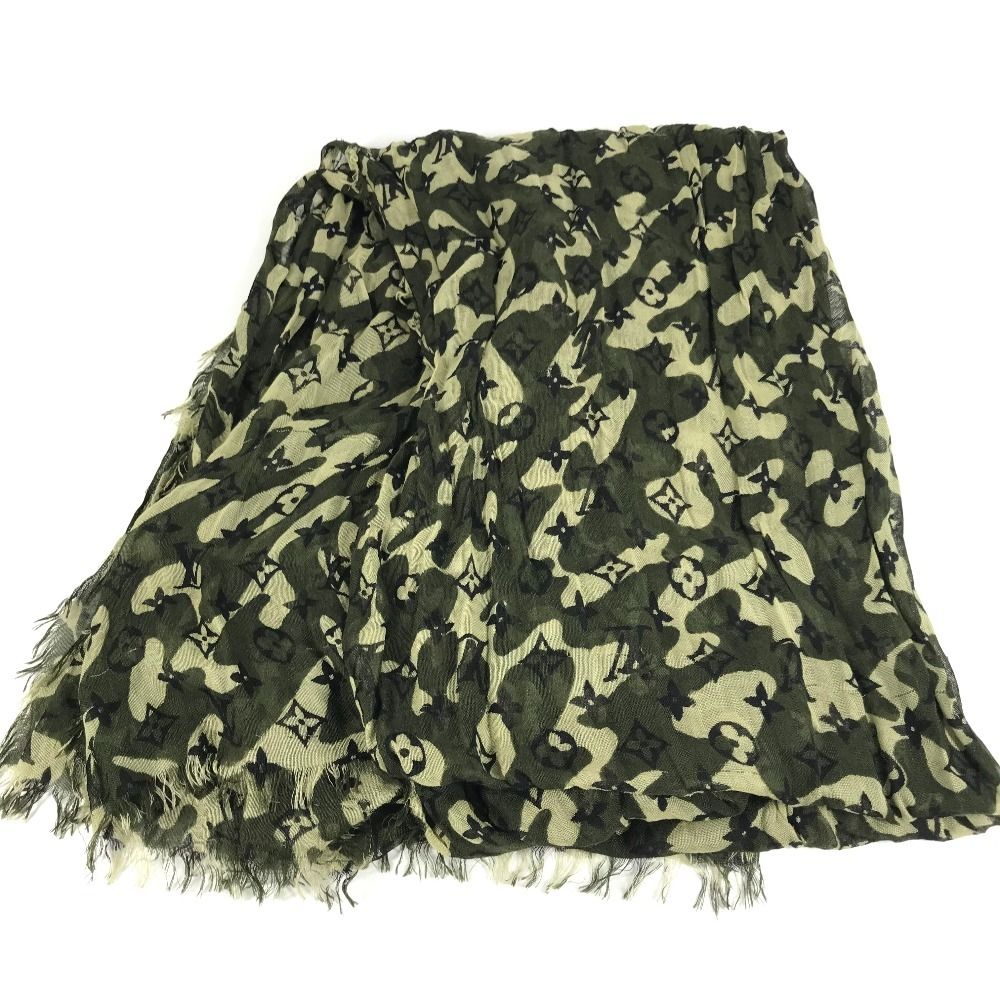 Louis Vuitton Shawl Etole Cashmere Green Scarf — view 2