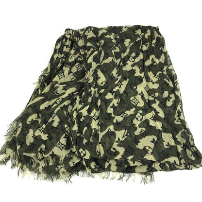 Louis Vuitton Shawl Etole Cashmere Green Scarf — view 2