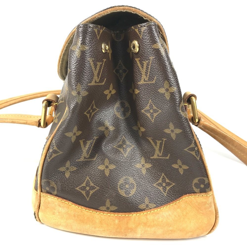 Louis Vuitton Shoulder Bag Vivari GM Monogram Canvas Brown — view 3