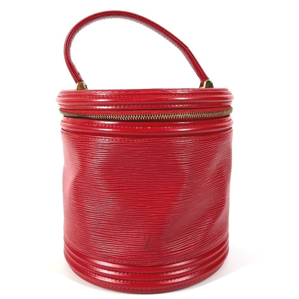 Louis Vuitton Handbag Cannes Epi Leather Castilian Red