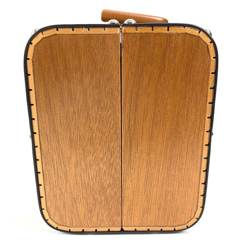 Chanel Handbag CC Logo Wood Brown — view 3