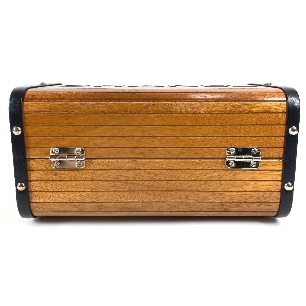 Chanel Handbag CC Logo Wood Brown — view 4