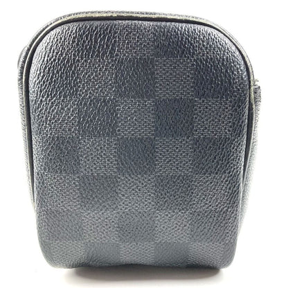 Louis Vuitton Pouch Toilet Damier Graphite Canvas Black — view 4