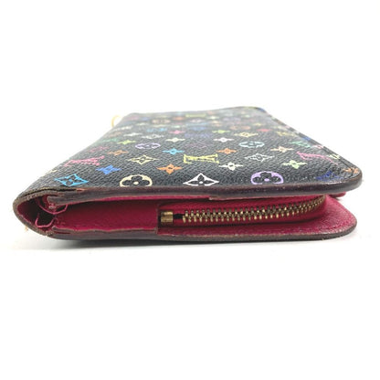 Louis Vuitton Wallet Portefeuille Insolite Monogram Multicolor Canvas Black — view 4