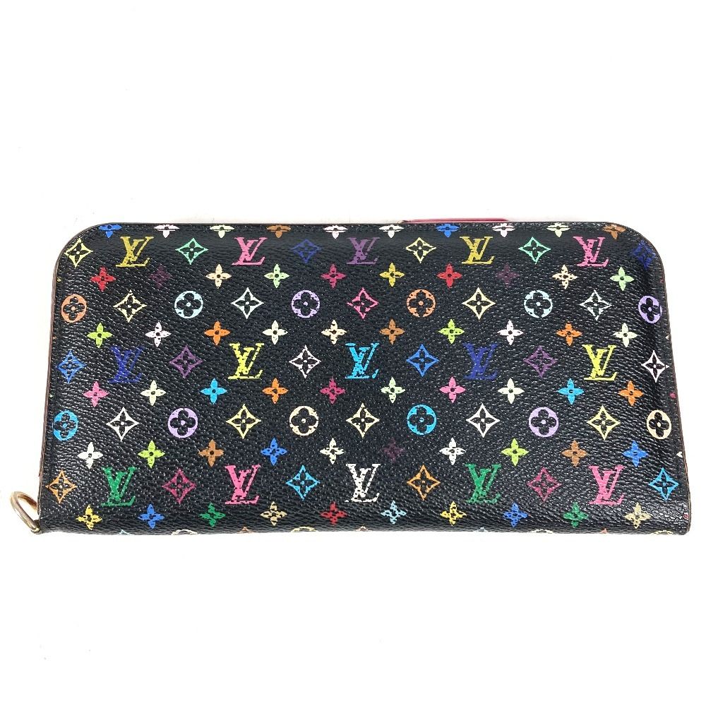 Louis Vuitton Wallet Portefeuille Insolite Monogram Multicolor Canvas Black