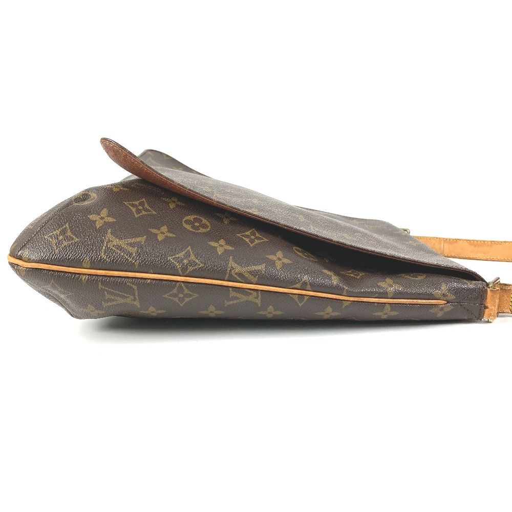 Louis Vuitton Shoulder Bag Musette Salsa Long Monogram Canvas Brown — view 3