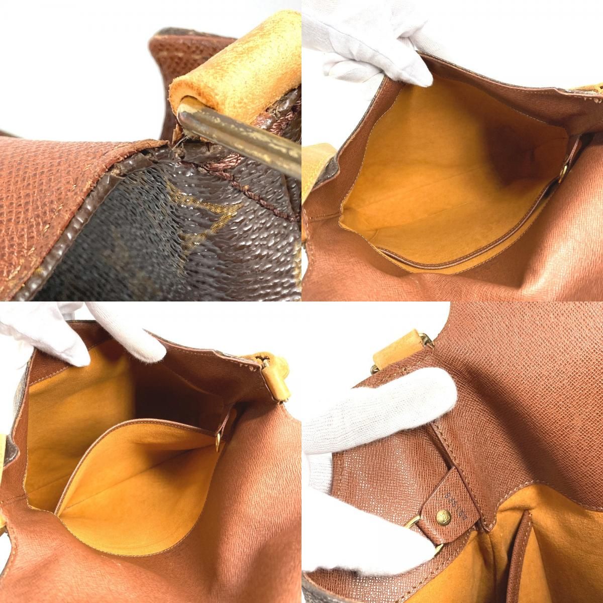 Louis Vuitton Shoulder Bag Musette Salsa Long Monogram Canvas Brown — view 8