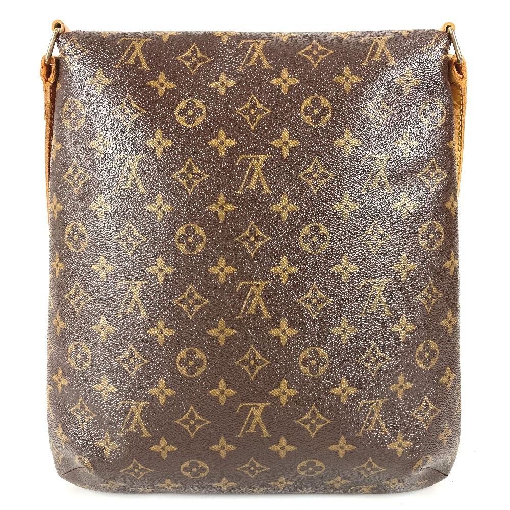 Louis Vuitton Shoulder Bag Musette Salsa Long Monogram Canvas Brown — view 2