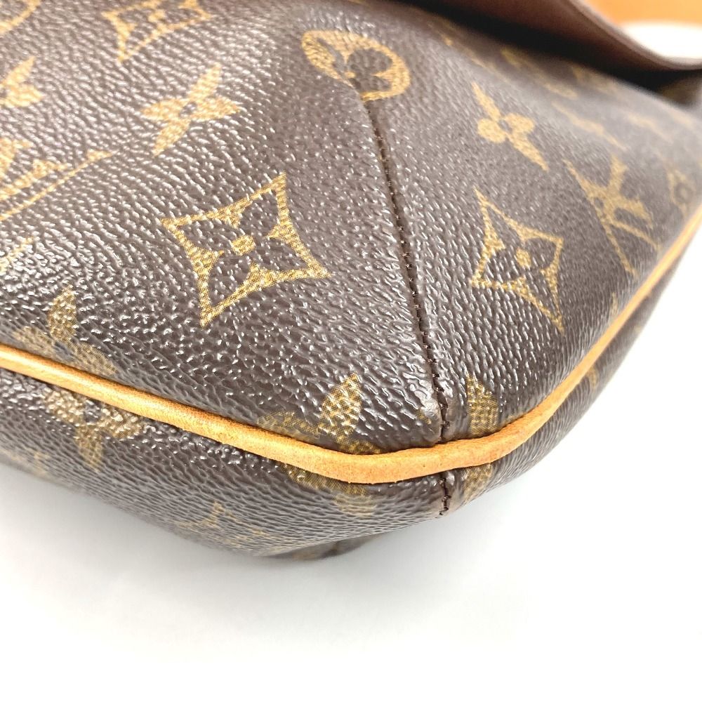 Louis Vuitton Shoulder Bag Musette Salsa Long Monogram Canvas Brown — view 6