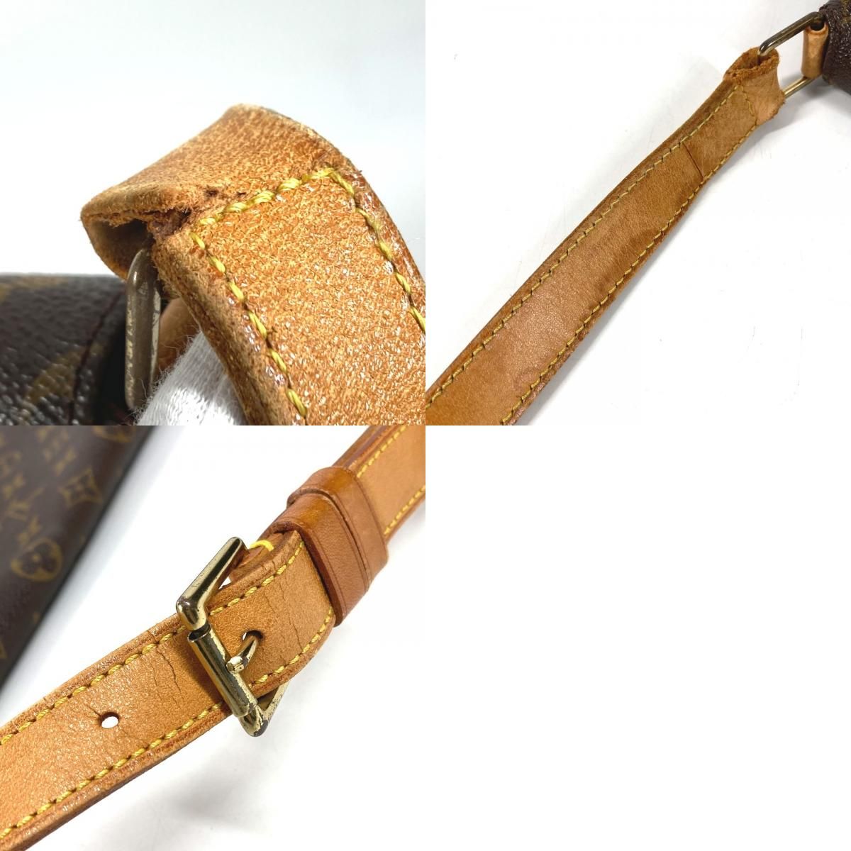 Louis Vuitton Shoulder Bag Musette Salsa Long Monogram Canvas Brown — view 9