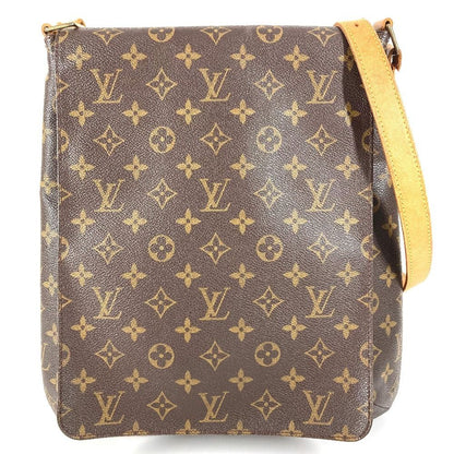 Louis Vuitton Shoulder Bag Musette Salsa Long Monogram Canvas Brown