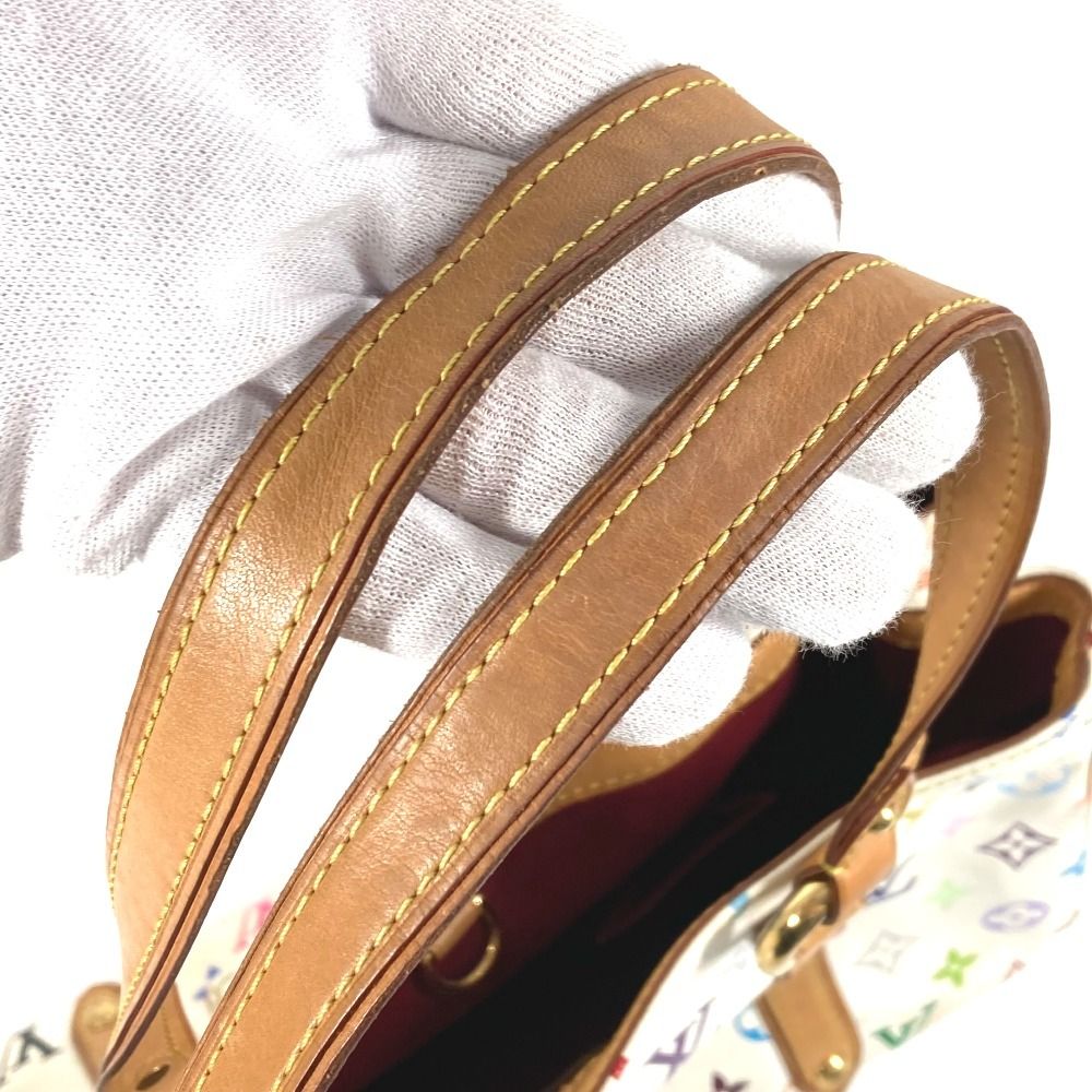 Louis Vuitton Shoulder Bag Aurelia MM Monogram Multicolor Canvas Blanc White — view 2