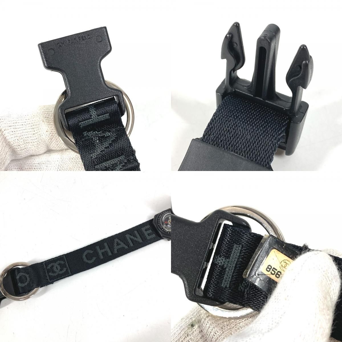Chanel Bracelet Compass Canvas Black — view 8