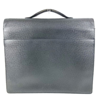 Louis Vuitton Business Bag Serviette Kazan Taiga Leather Ardoise Black — view 2