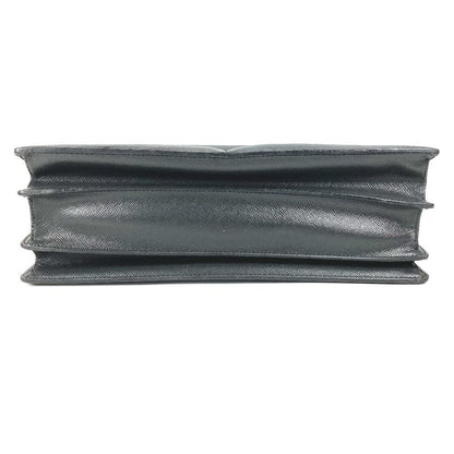 Louis Vuitton Business Bag Serviette Kazan Taiga Leather Ardoise Black — view 5