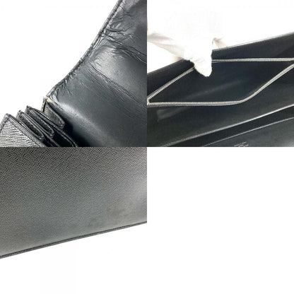 Louis Vuitton Business Bag Serviette Kazan Taiga Leather Ardoise Black — view 9